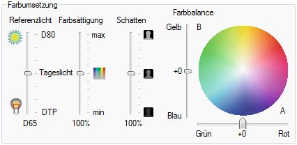 Farbeinstellungen