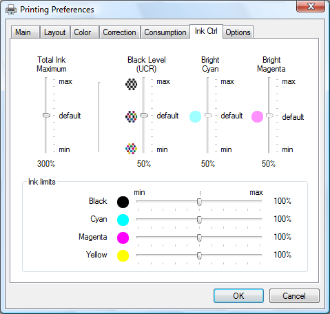Screenshot Ink Control