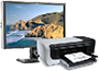 Monitor and Printer